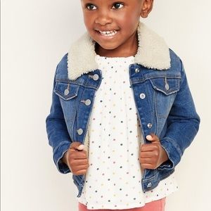 Old Navy Sherpa Lined Jean Jacket